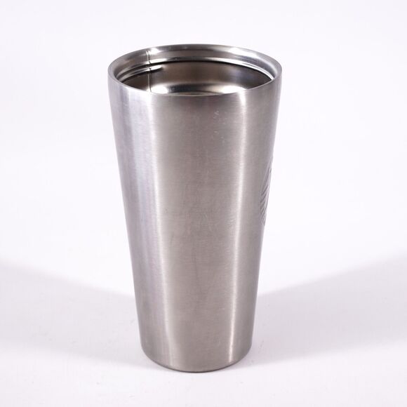 Starbucks Stainless Steel Tumbler 16 Oz Ceramic Coffee Mug Tea Cup No Lid Silver - Picture 2 of 8